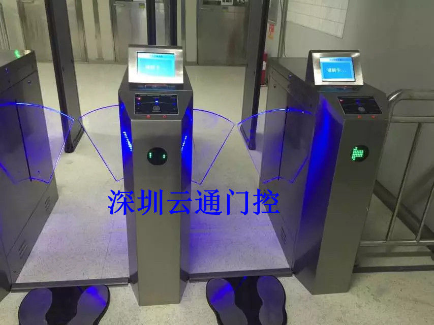 橋式翼閘靜電檢測門禁系統(tǒng) 靜電門禁(黑色儀器)